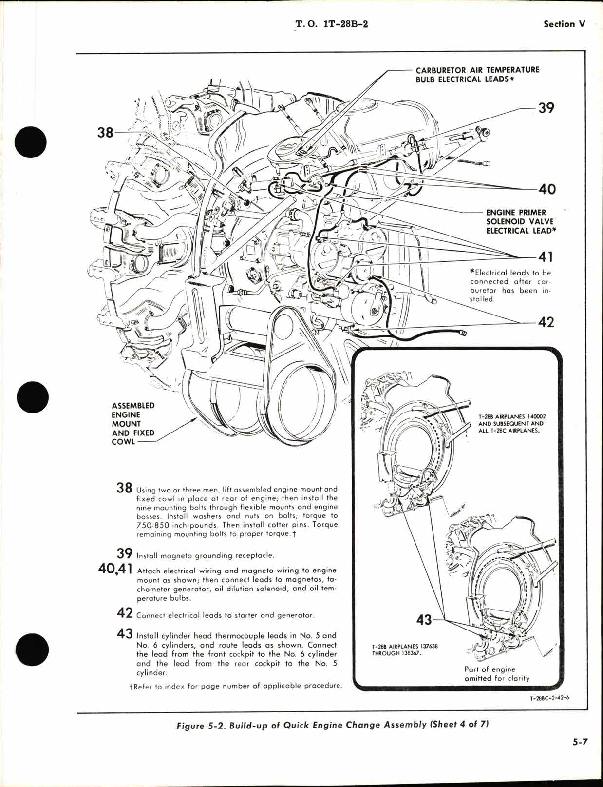 Sample page 7 from AirCorps Library document: Maintenance Manual for T-28B & T-28C