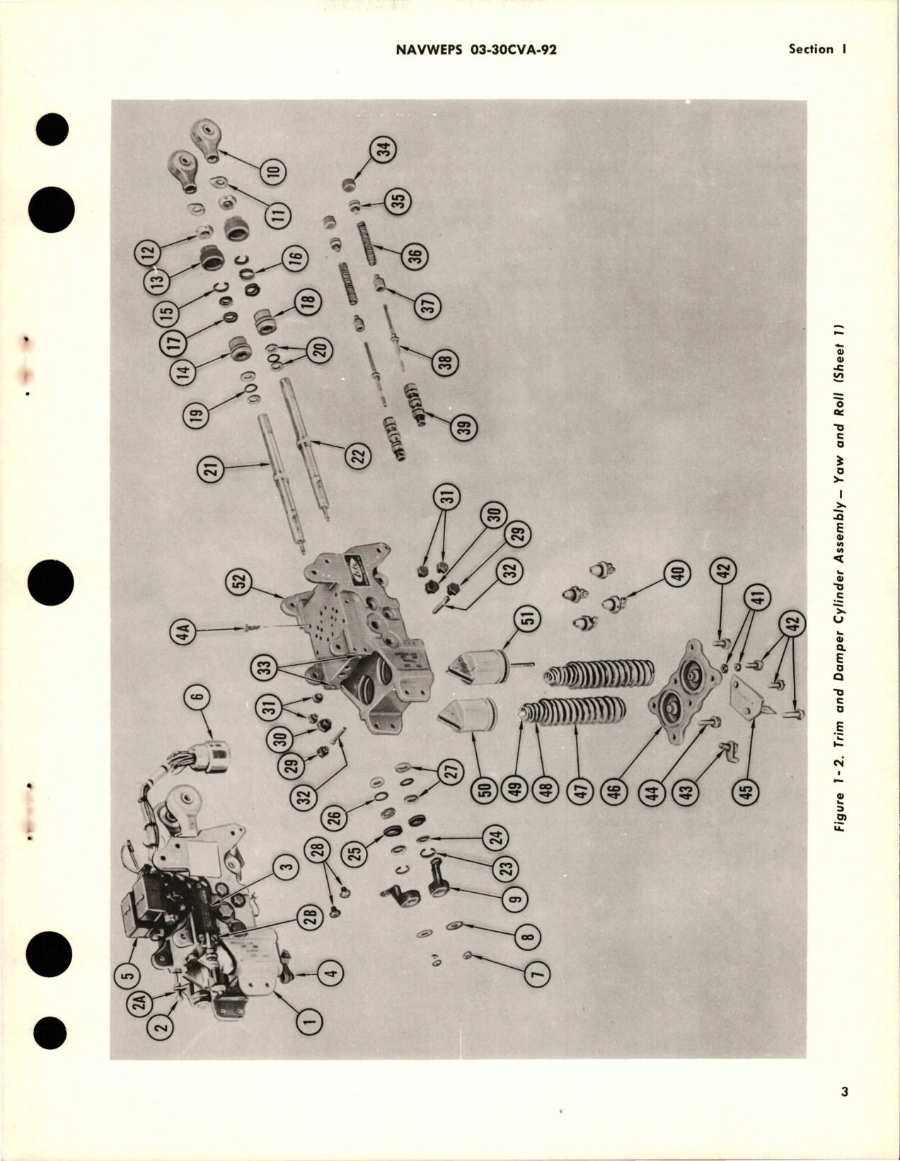 Sample page 7 from AirCorps Library document: Overhaul Instructions for Yaw and Roll Trim and Damper Cylinder Assembly