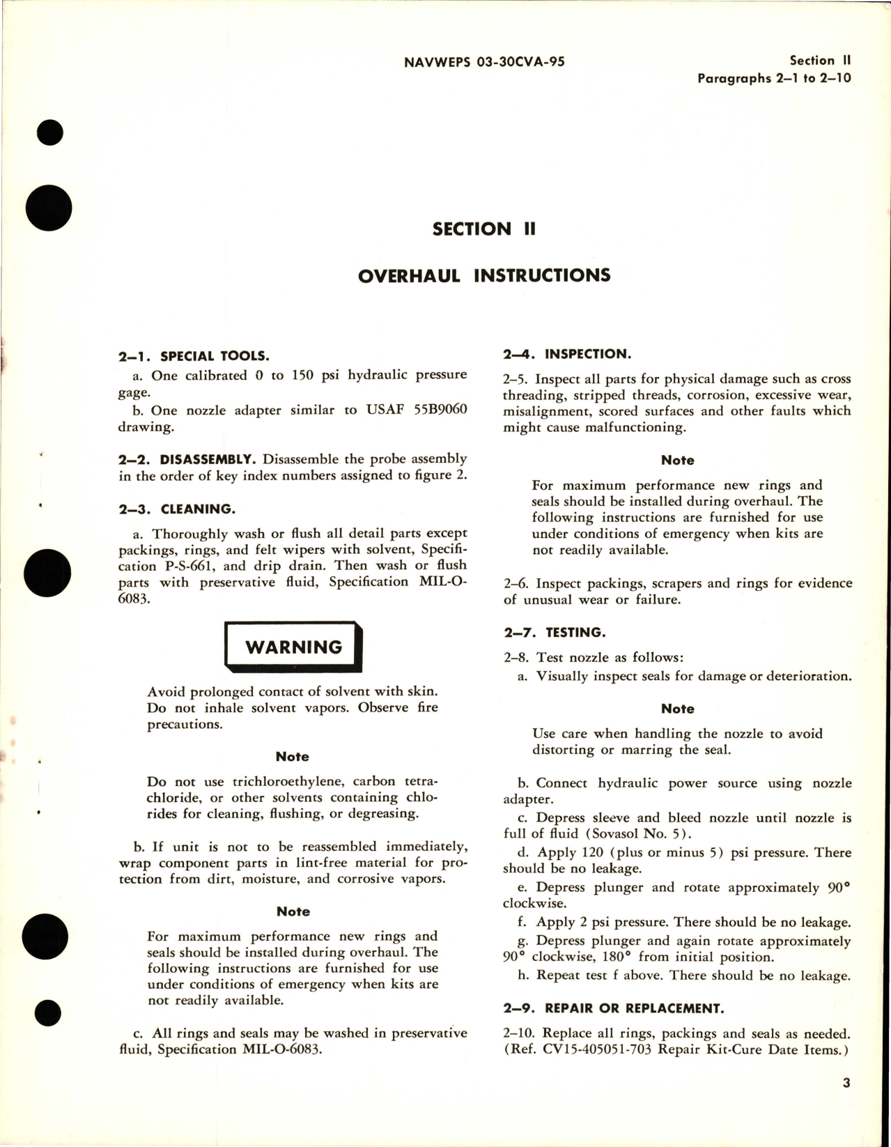 Sample page 5 from AirCorps Library document: Overhaul Instructions for Inflight Refueling Probe Assembly