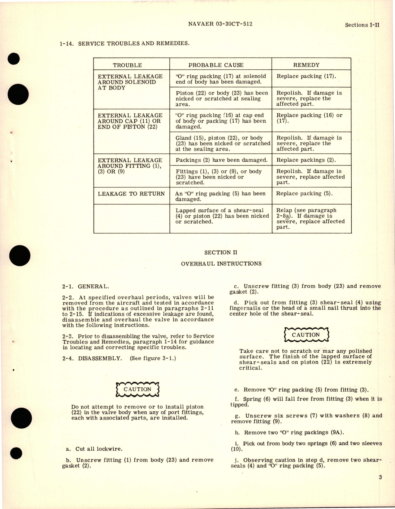 Sample page 5 from AirCorps Library document: Operation, Service and Overhaul Instructions w Parts for Solenoid Operated Four Way Selector Valve - Models 12602-1, 12602-2