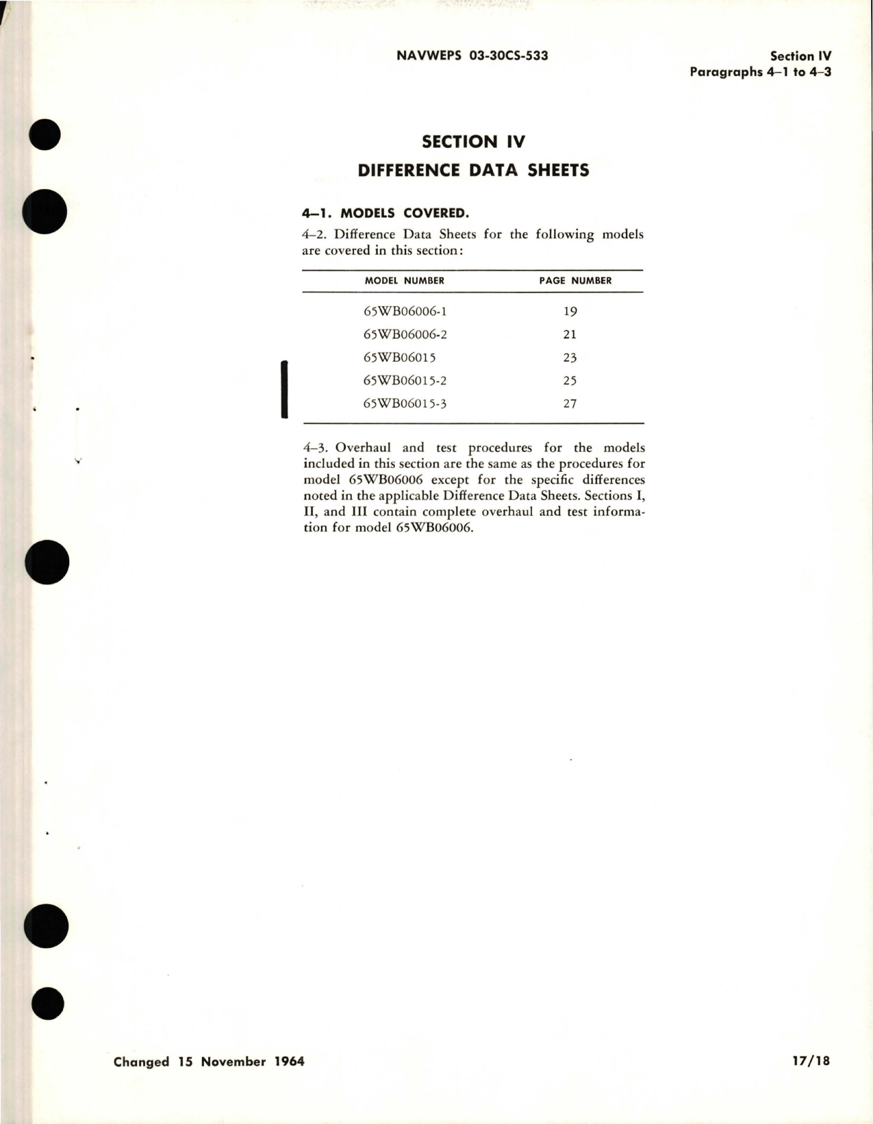 Sample page 5 from AirCorps Library document: Overhaul Instructions for Stratopower Hydraulic Pumps 