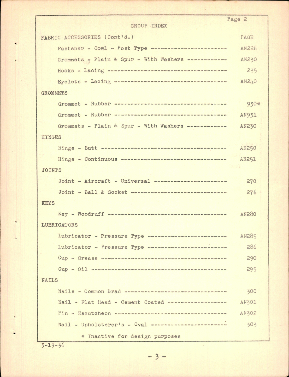 Sample page 5 from AirCorps Library document: US Army Air Corps Standards