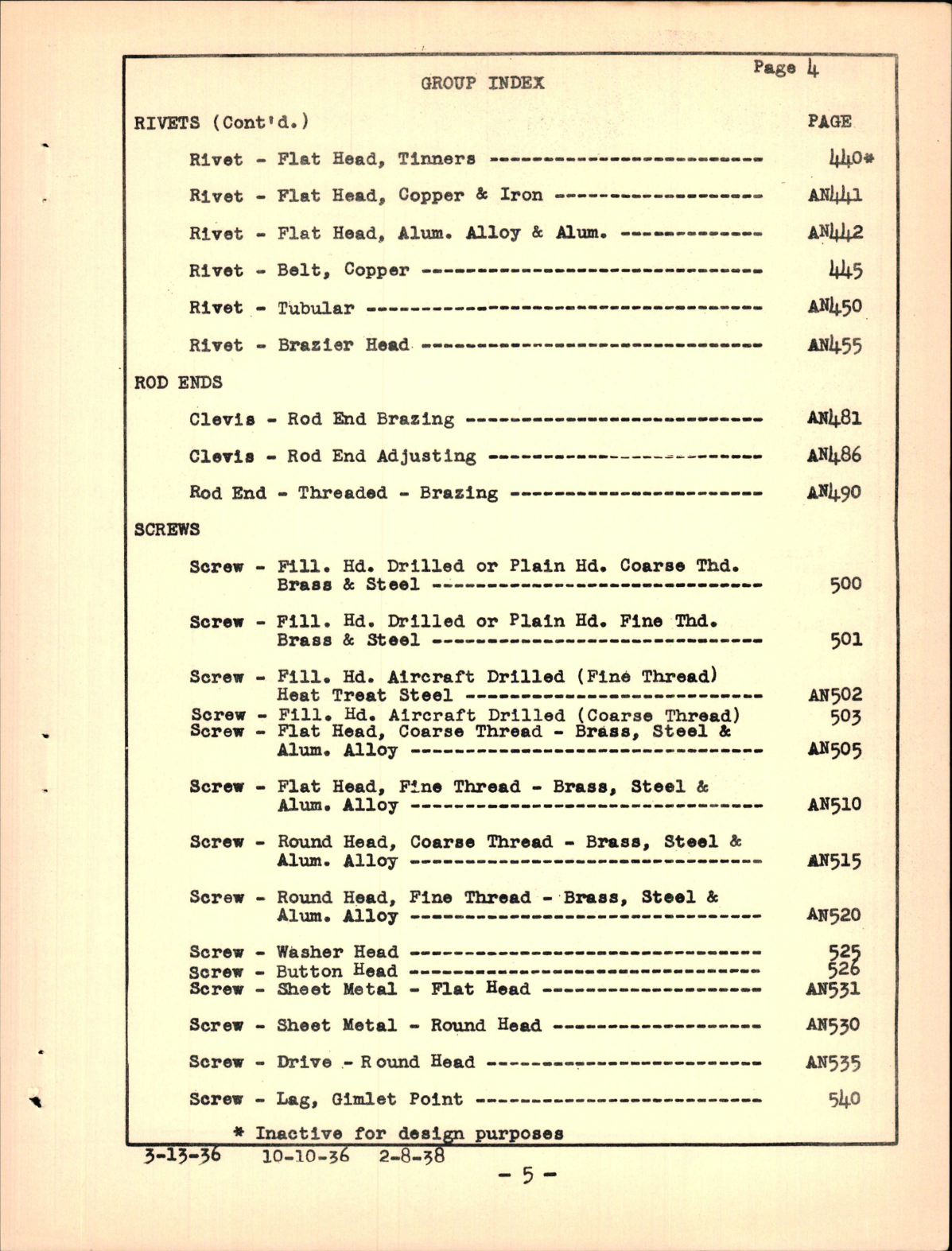 Sample page 7 from AirCorps Library document: US Army Air Corps Standards