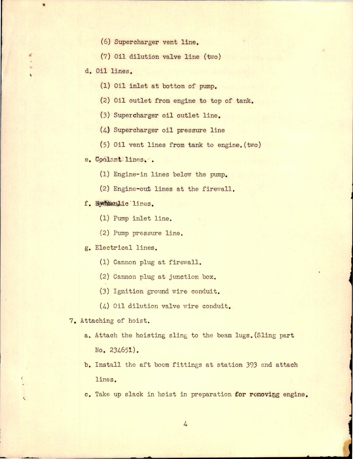 Sample page 5 from AirCorps Library document: Project Guide for Removal of V-1710-27 and V-1710-29 Engines from the P-38 