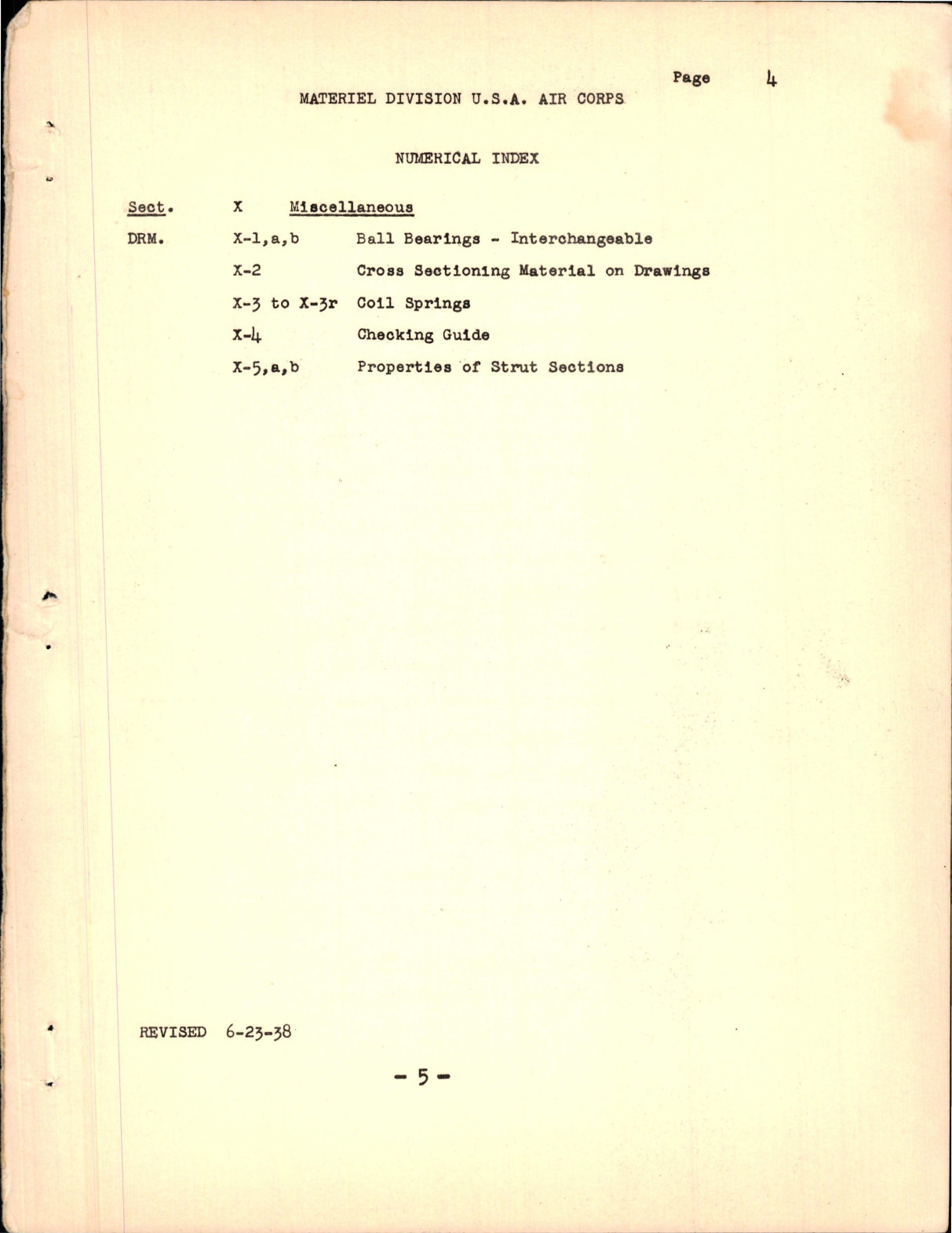 Sample page 7 from AirCorps Library document: Drafting Room Manual