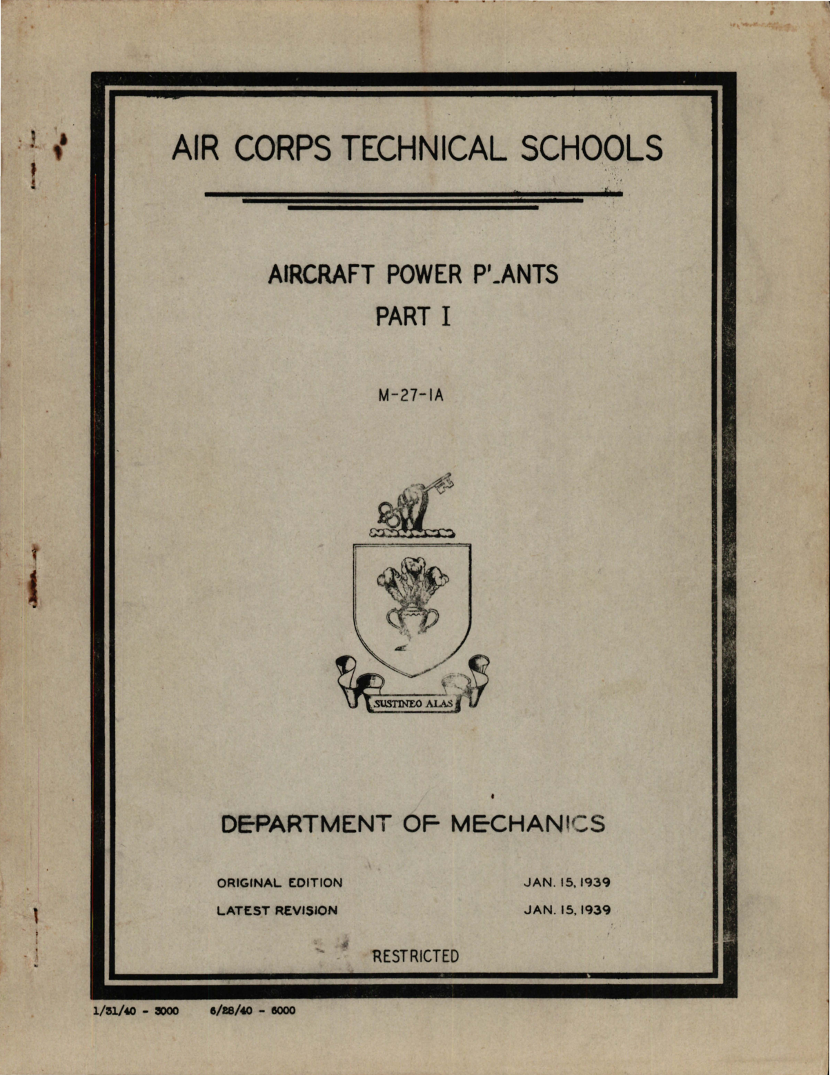 Sample page 1 from AirCorps Library document: Aircraft Power Plants - Part 1