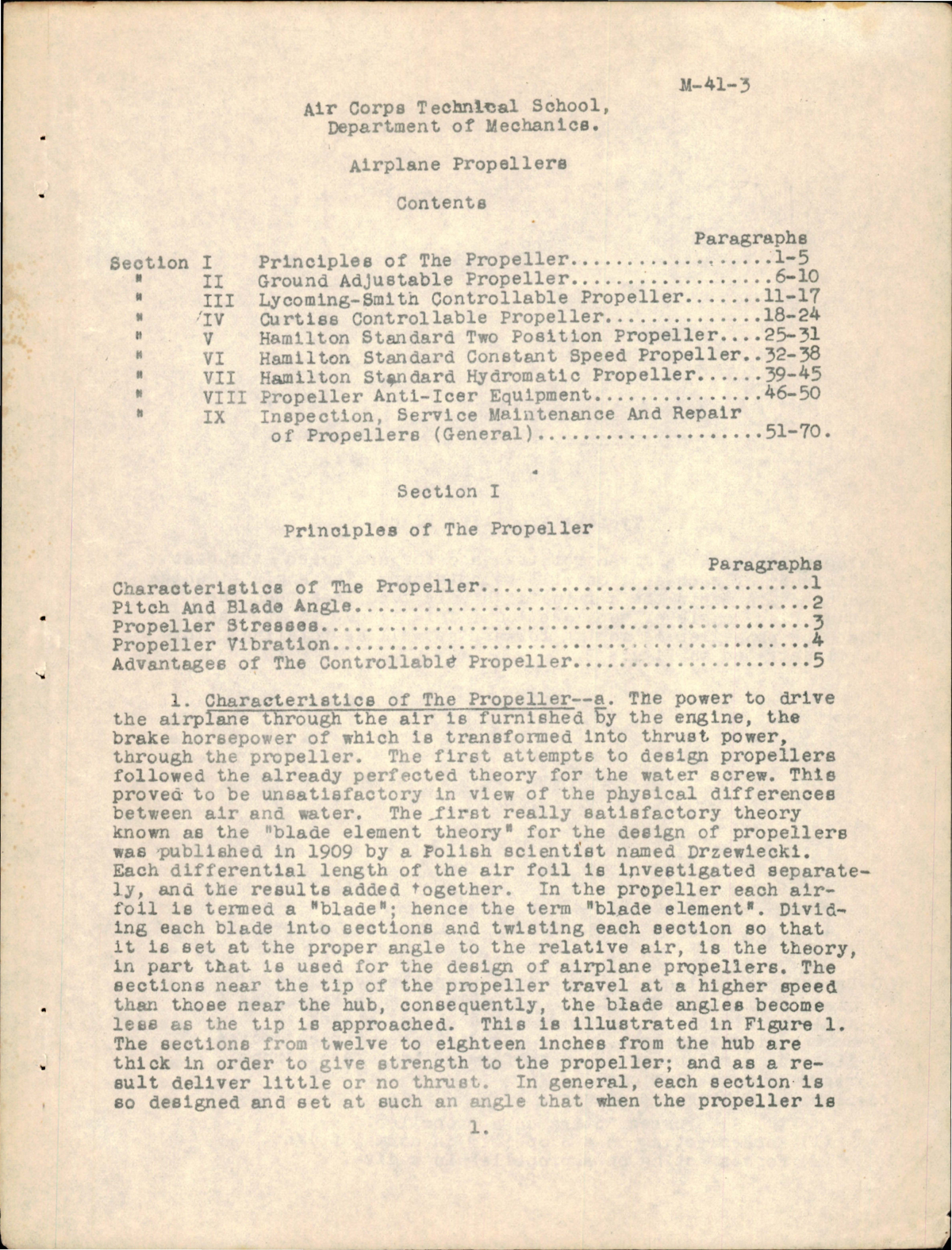 Sample page 5 from AirCorps Library document: Airplane Propellers 