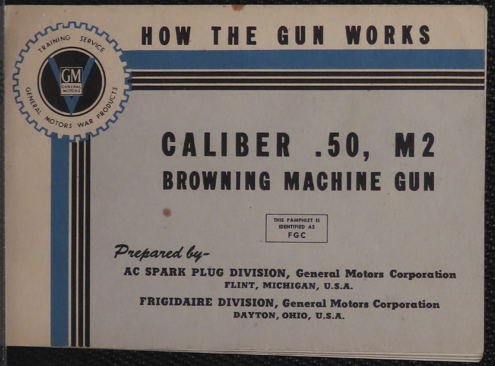 Sample page 1 from AirCorps Library document: How the Gun Works - Caliber .50, M2 Browning Machine Gun 