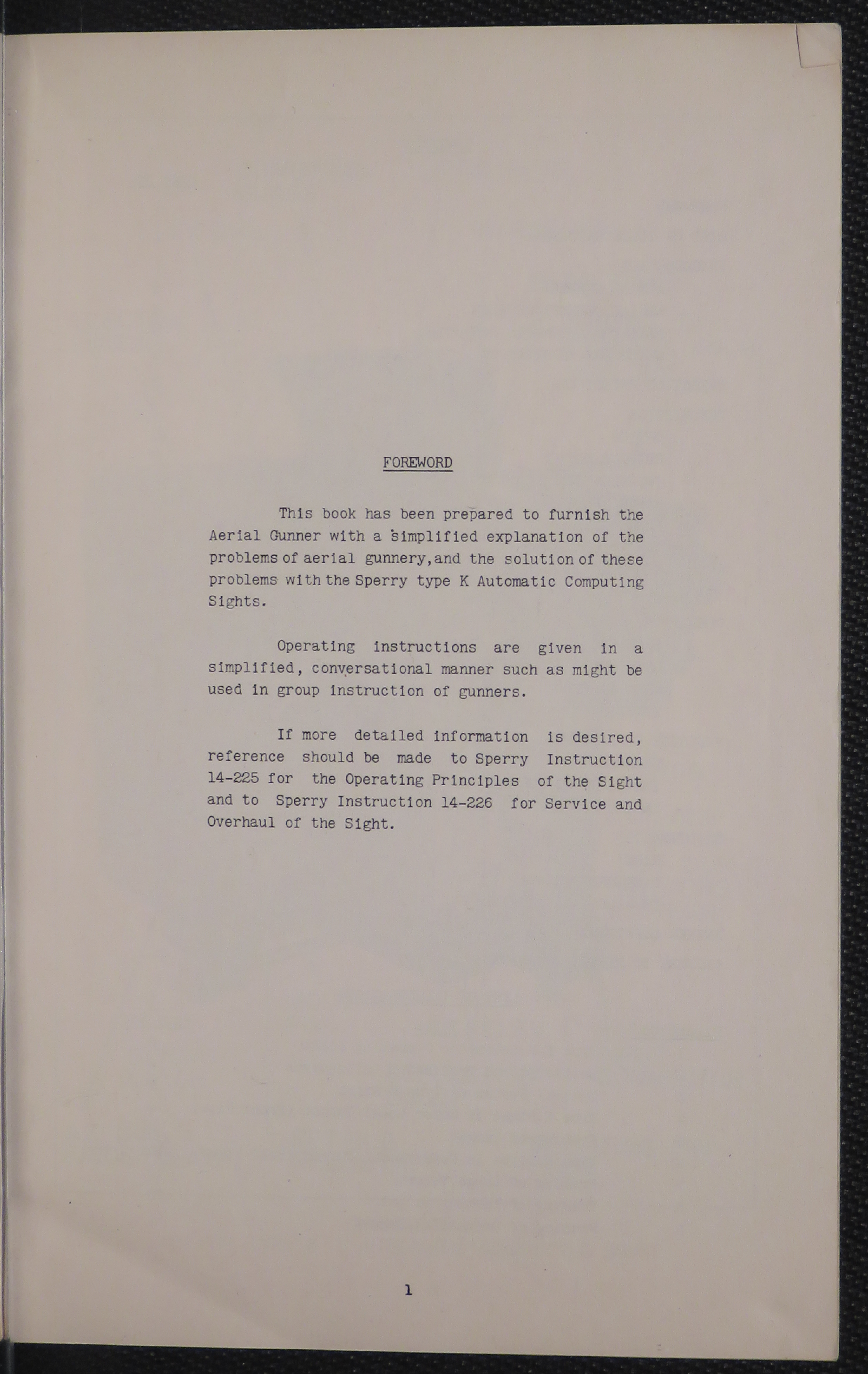 Sample page 5 from AirCorps Library document: Information for Gunners - Sperry Type K Automatic Computing Sights for the .50 Calibre 