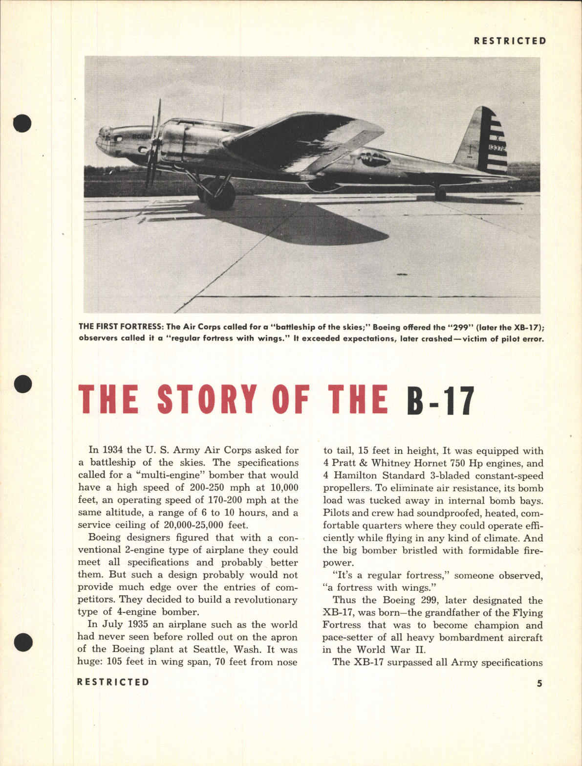 Sample page 7 from AirCorps Library document: Pilot Training Manual for B-17 Flying Fortress