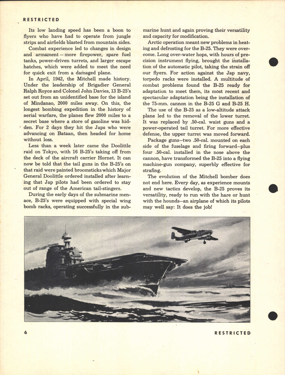 Sample page 8 from AirCorps Library document: Pilot Training Manual for the B-25 Mitchell Bomber