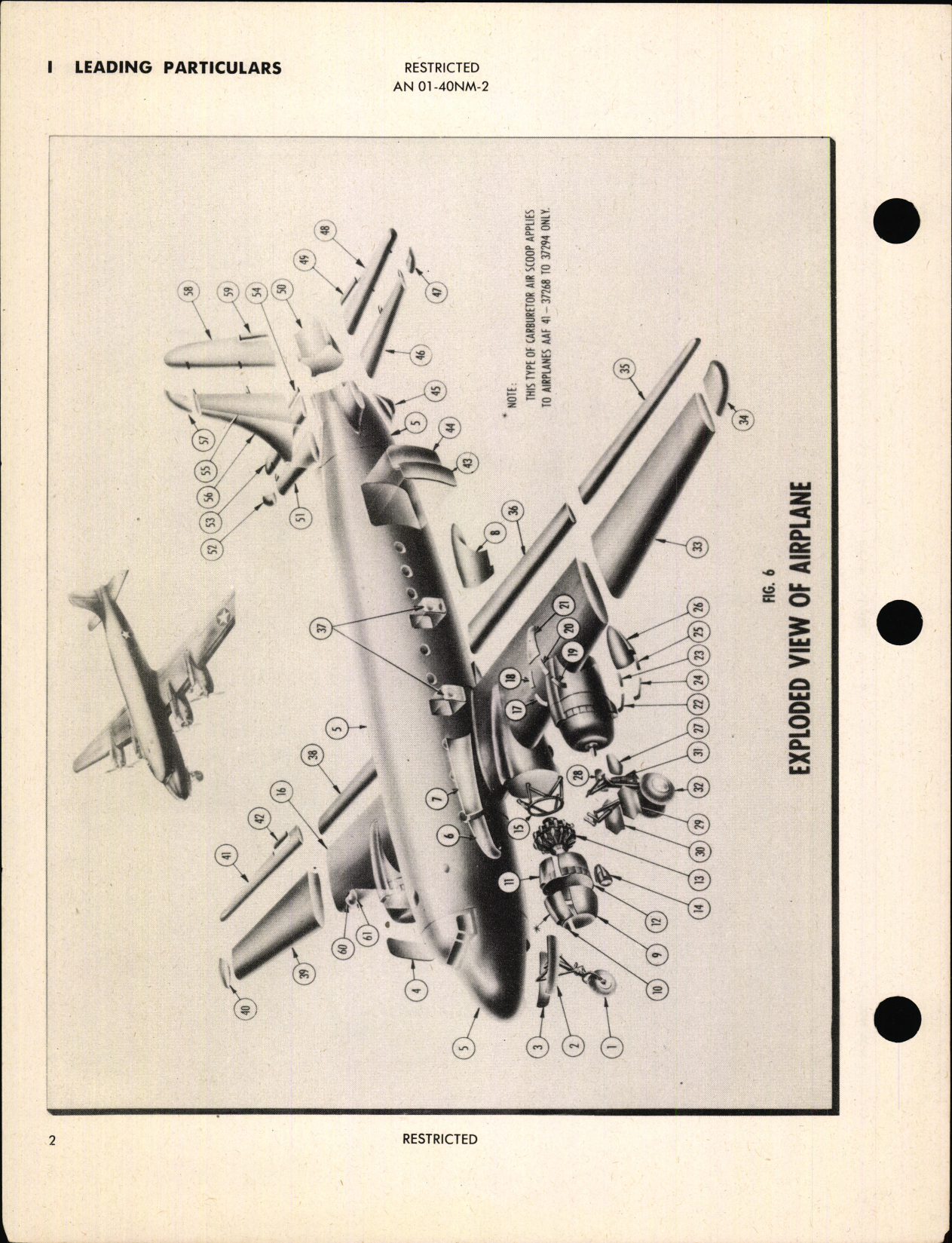 Sample page 8 from AirCorps Library document: Erection and Maintenance Instructions for C-54A and R5D-1