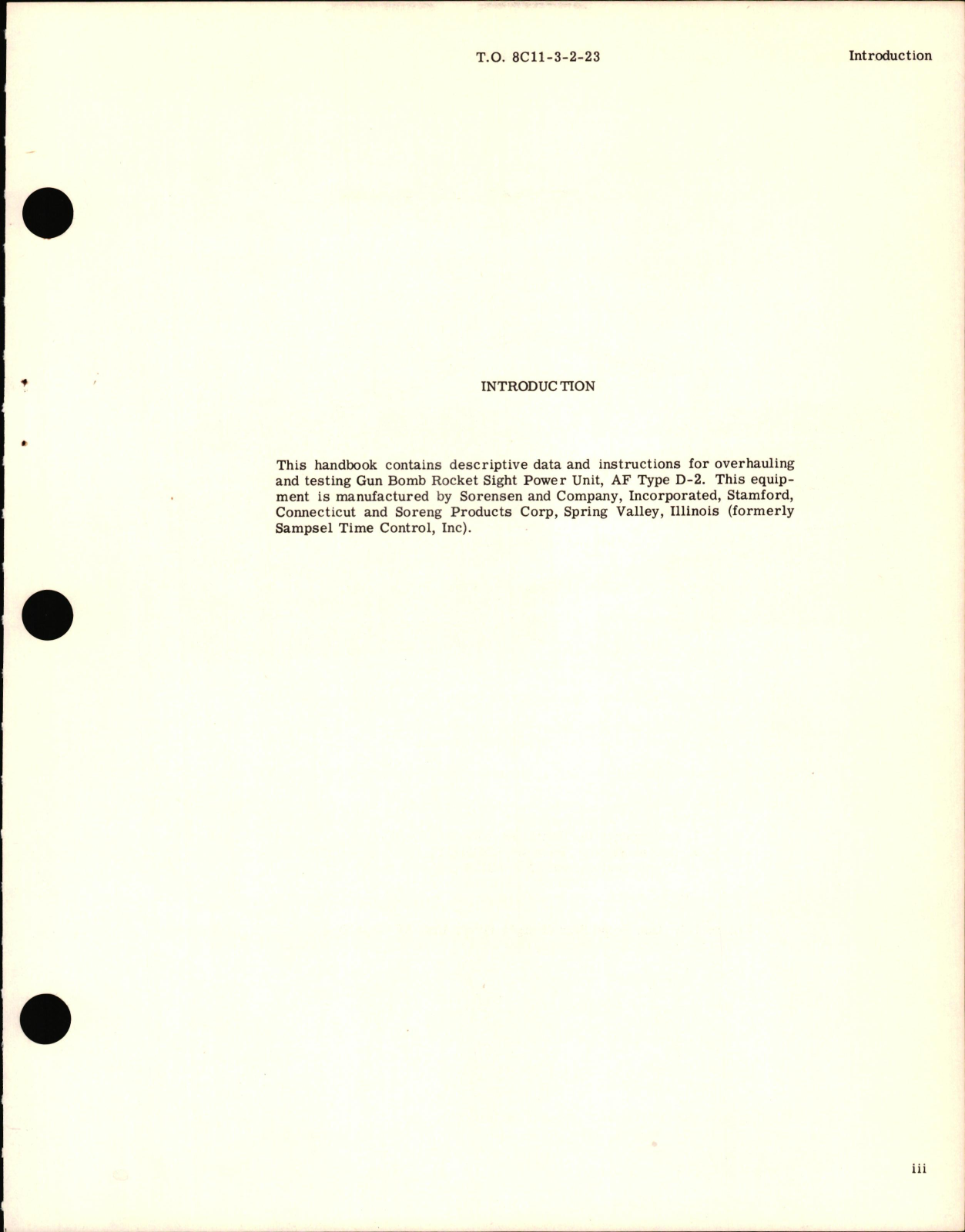 Sample page 5 from AirCorps Library document: Overhaul Instructions for Gun Bomb Rocket Sight Power Unit, AF Type D-2