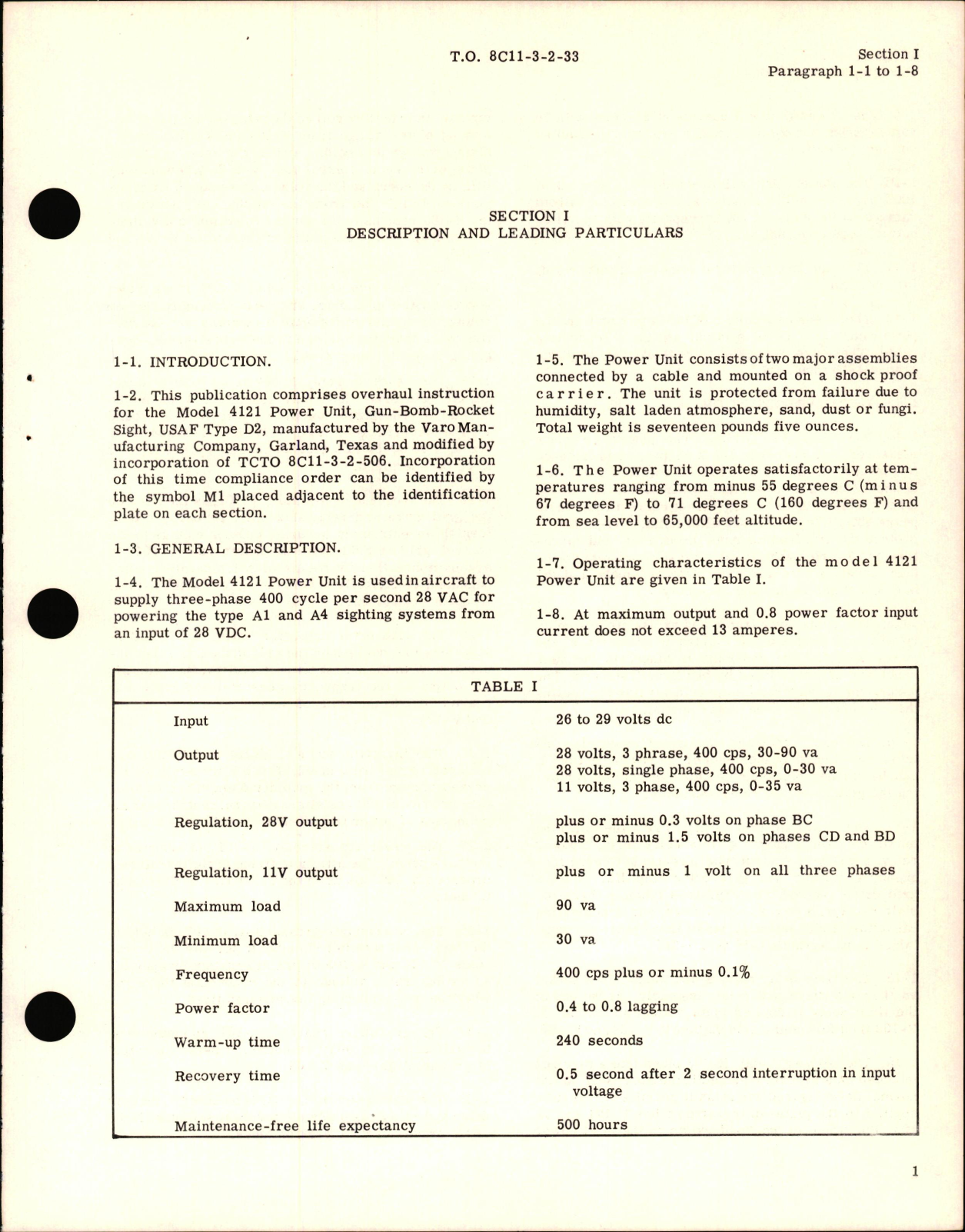 Sample page 5 from AirCorps Library document: Overhaul Instructions for Type D-2 Gun - Bomb - Rocket Sight Model 4121