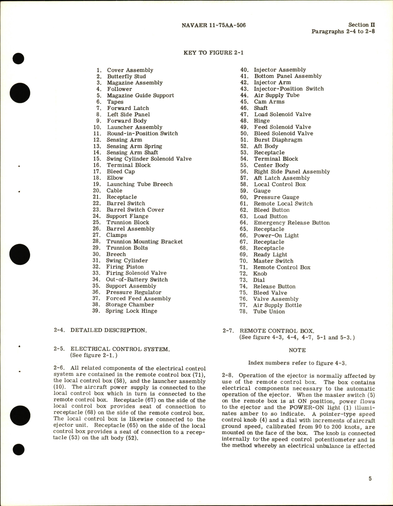 Sample page 9 from AirCorps Library document: Operation & Service Instructions for Pneumatic Retro Marine Marker Ejector Aero 1B Part No. 6176, R94BUA-54A97J1