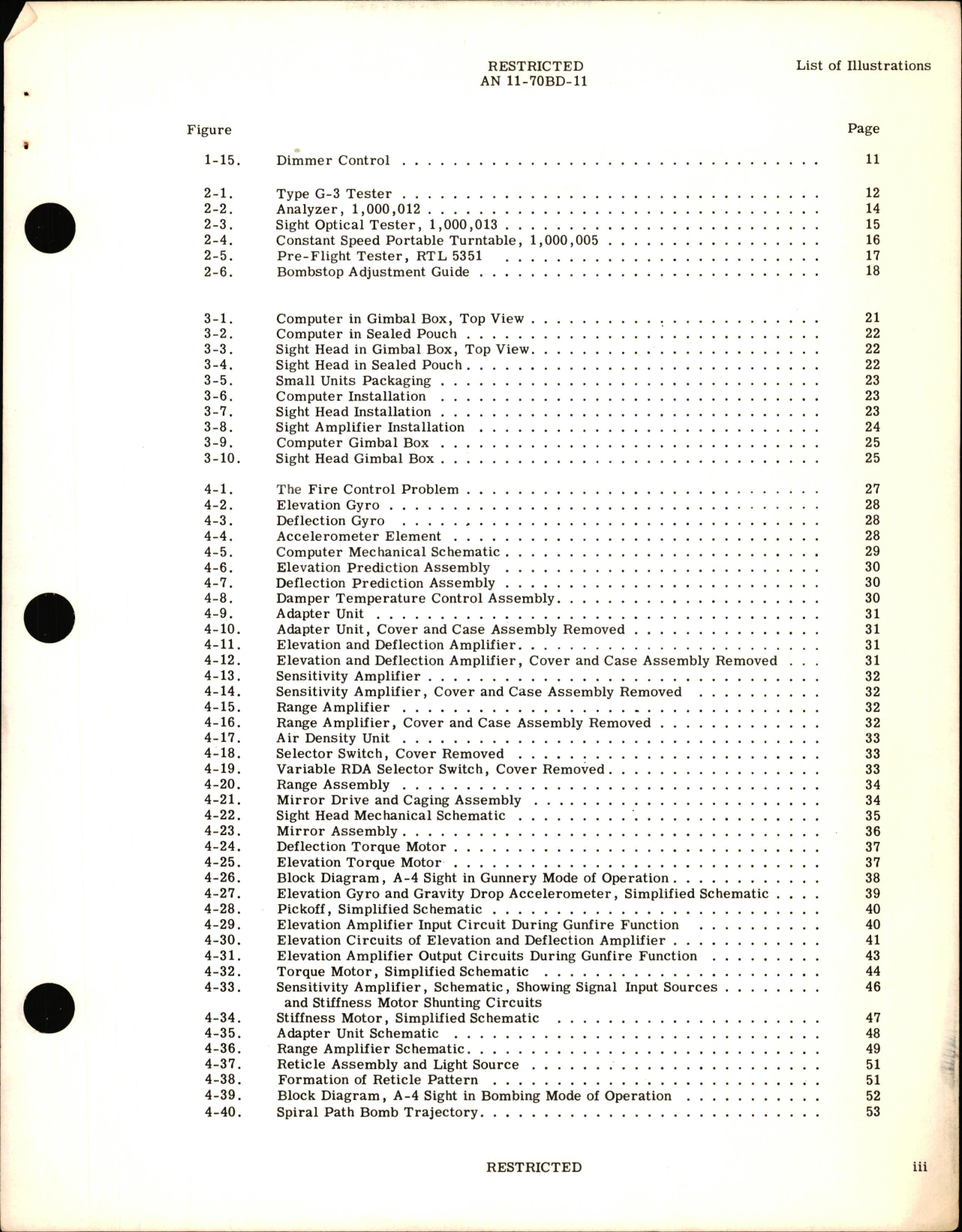 Sample page 5 from AirCorps Library document: Service Instructions for Type A-4 Gyro Computing Sight (Gun, Bomb, Rocket)