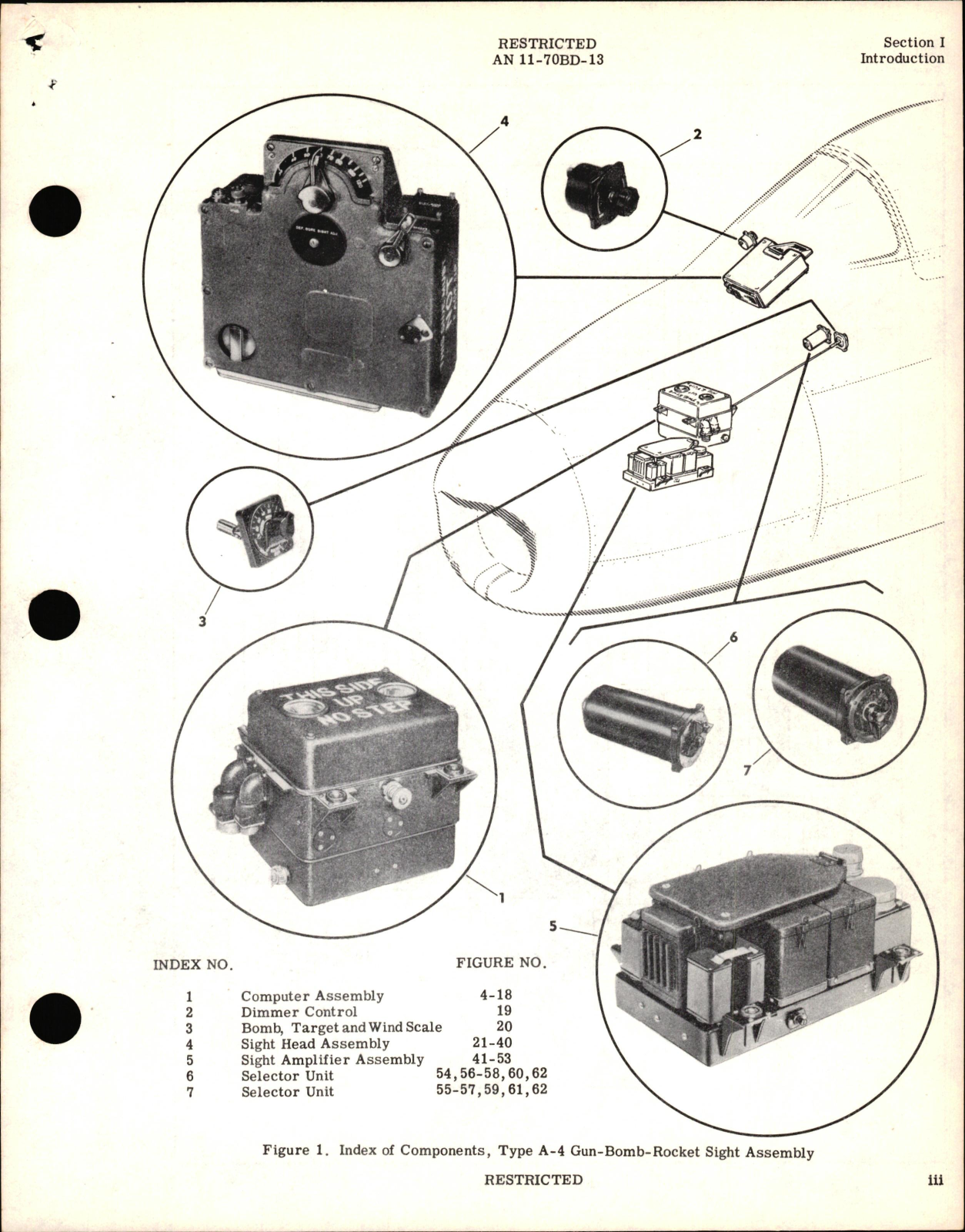 Sample page 5 from AirCorps Library document:  Illustrated Parts Breakdown for Type A-4 Gyro Computing Sight (Gun, Bomb, Rocket)