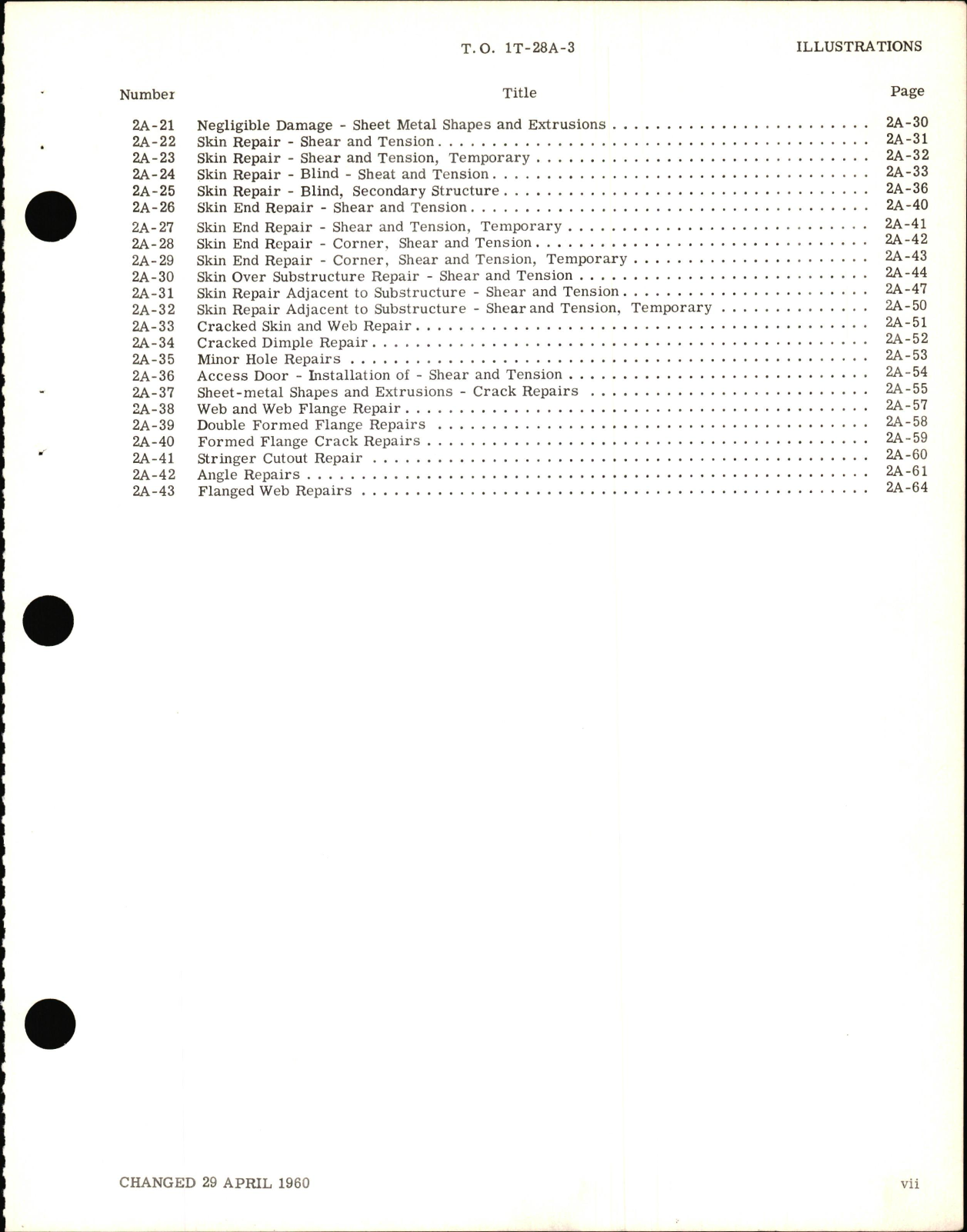 Sample page 9 from AirCorps Library document: Structural Repair Instructions for T-28A Aircraft