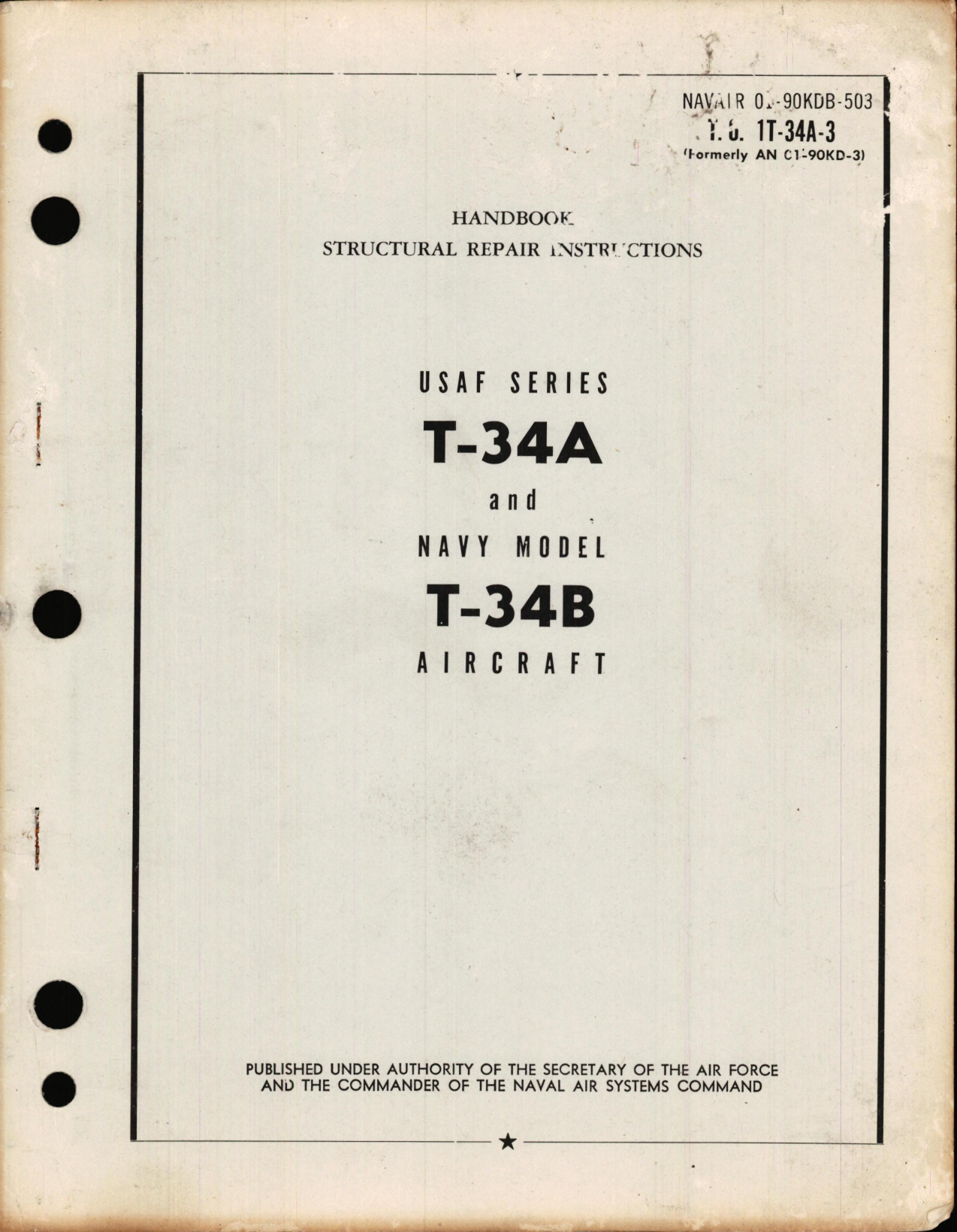 Sample page 1 from AirCorps Library document: Illustrated Parts Breakdown for T-34B Aircraft