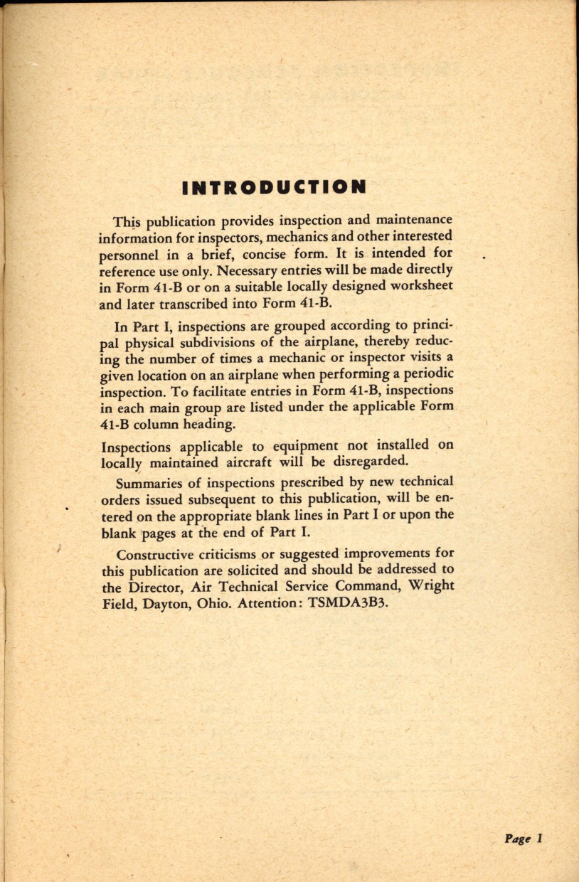 Sample page 5 from AirCorps Library document: Aircraft Inspection and Maintenance Guide for AT-6 Series Aircraft