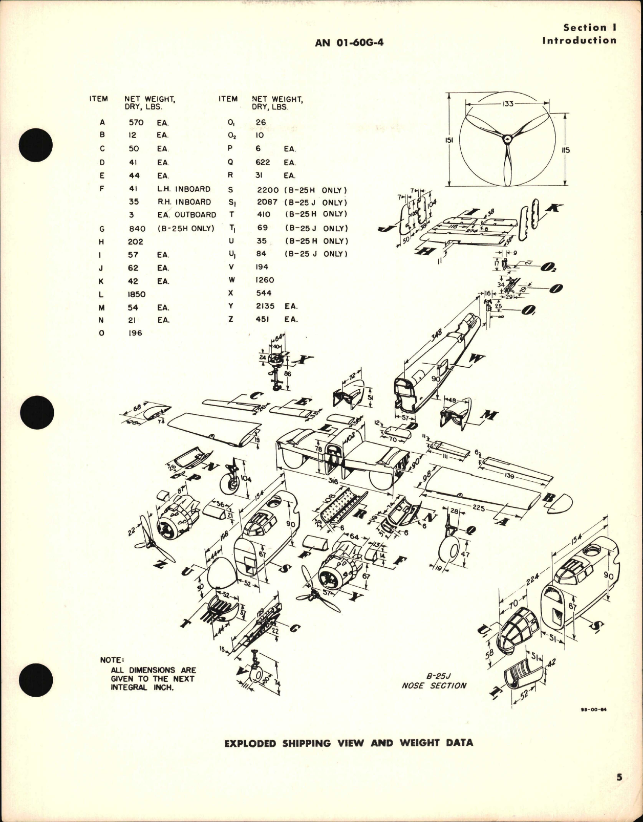 Sample page 7 from AirCorps Library document: Parts Catalog for B-25H, B-25J, and PBJ