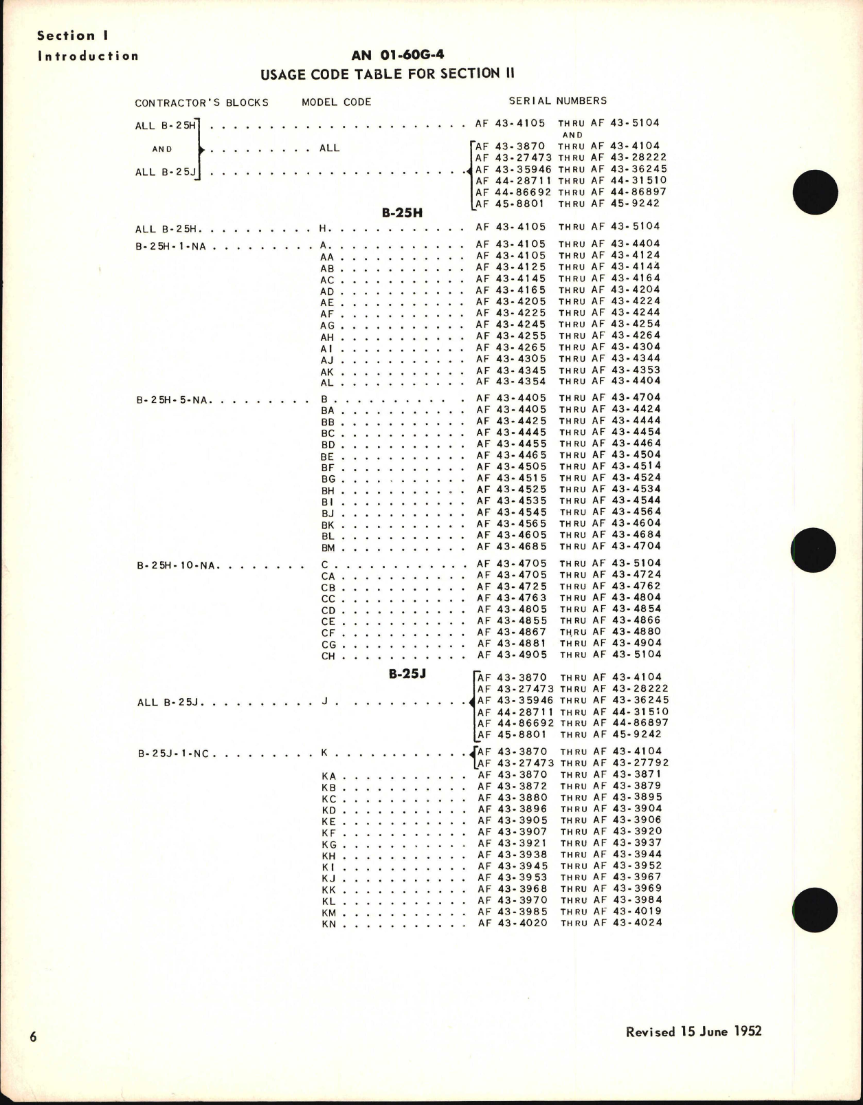 Sample page 8 from AirCorps Library document: Parts Catalog for B-25H, B-25J, and PBJ