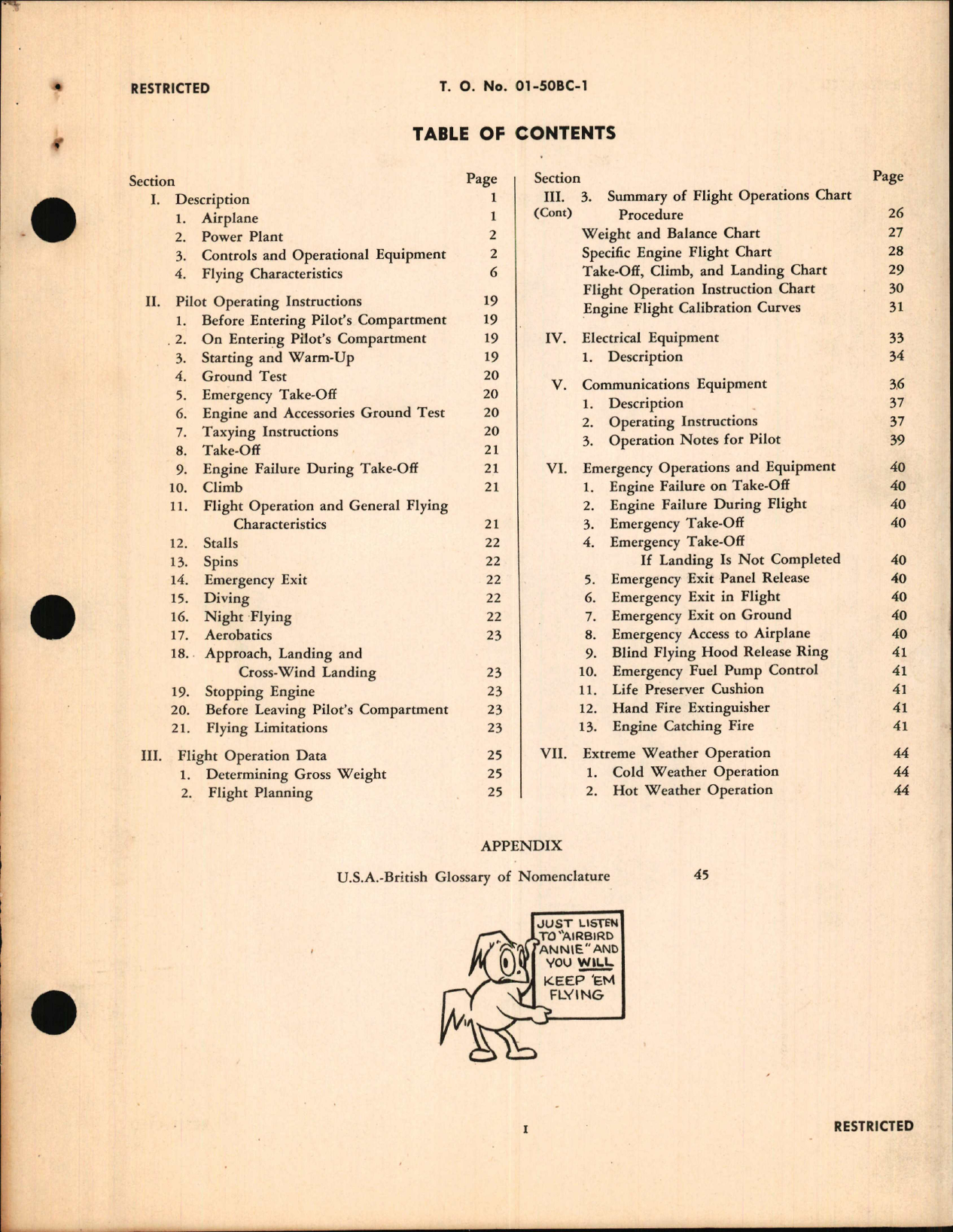 Sample page 5 from AirCorps Library document: Pilot's Flight Operating Instructions for BT-13A and SNV-1