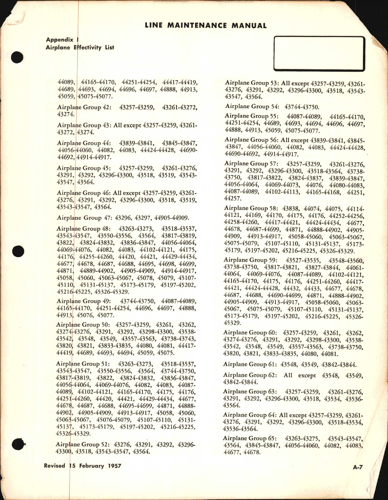 Sample page 8 from AirCorps Library document: DC-6 Line Maintenance Manual
