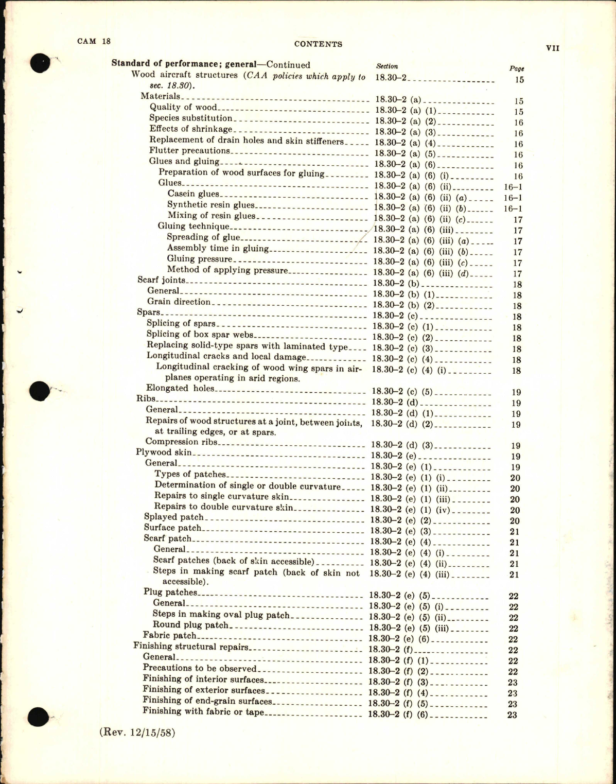 Sample page 7 from AirCorps Library document: Maintenance, Repair, & Alteration of Airframes, Powerplants, Propellers, & Appliances