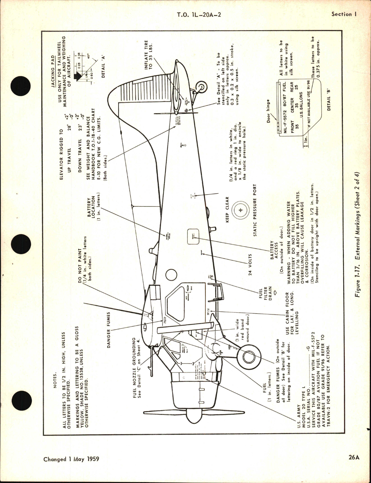 Sample page 7 from AirCorps Library document: Maintenance Instructions for U-6A