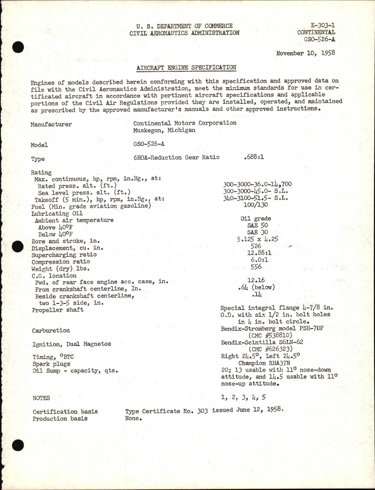 Sample page 1 from AirCorps Library document: GSO-526-A