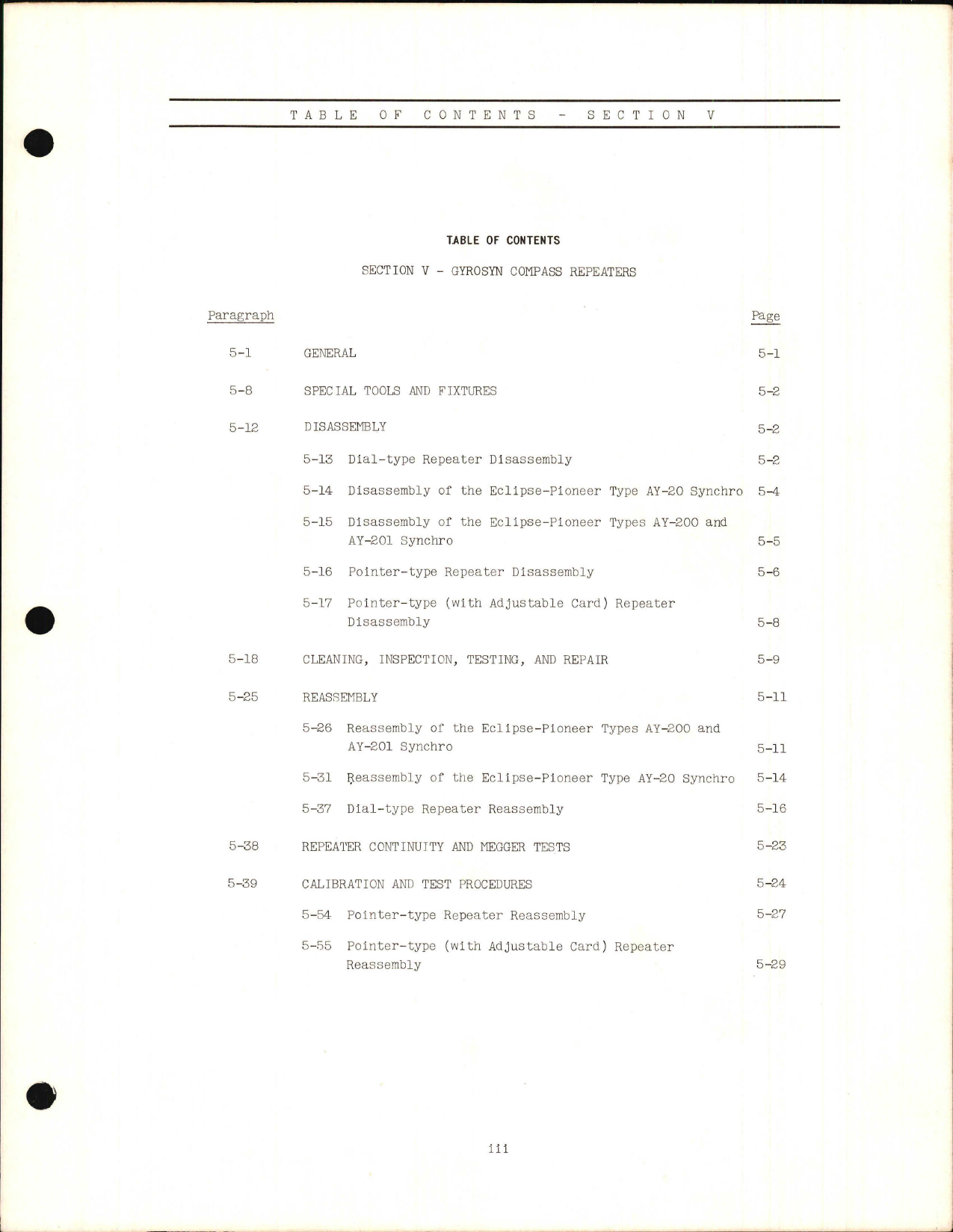 Sample page 5 from AirCorps Library document: Overhaul and Parts List for Gyrosyn Compass Models C-2 and C-2A