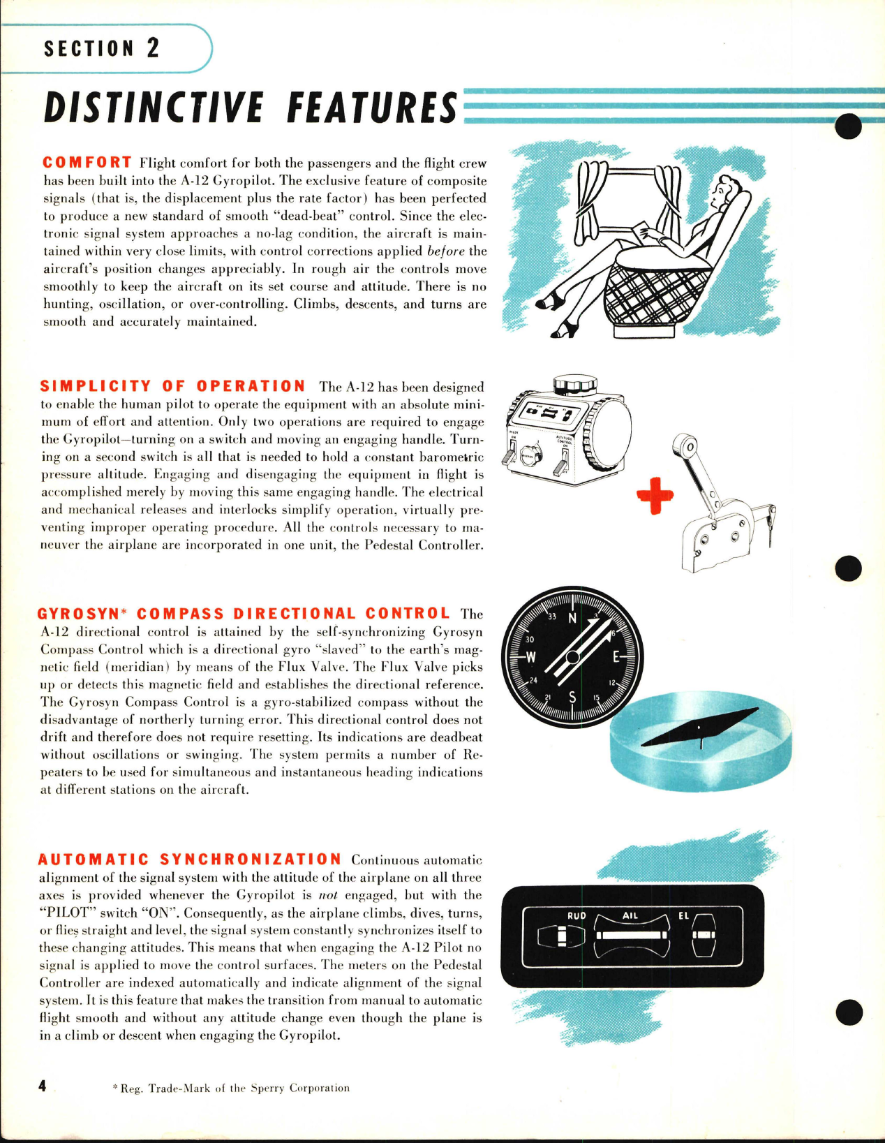Sample page 6 from AirCorps Library document: Operation and Service for Model A-12 Gyropilot Flight Control
