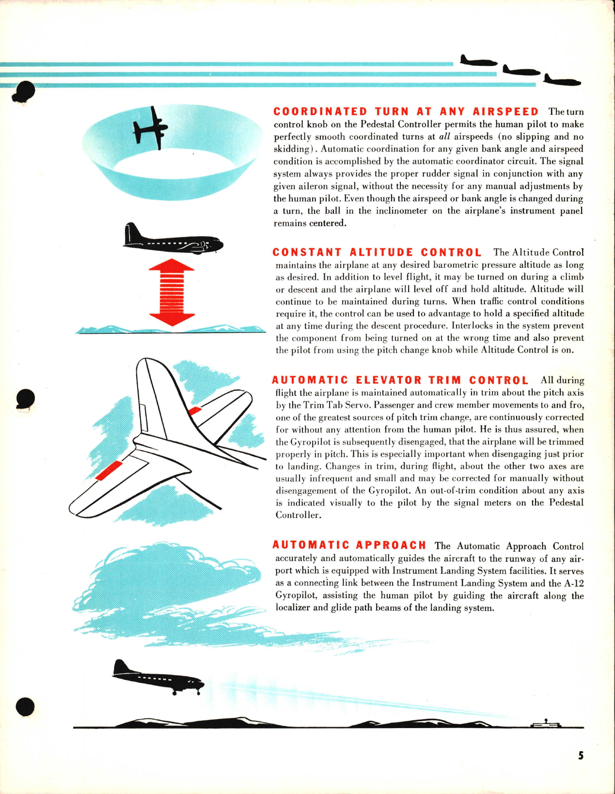Sample page 7 from AirCorps Library document: Operation and Service for Model A-12 Gyropilot Flight Control
