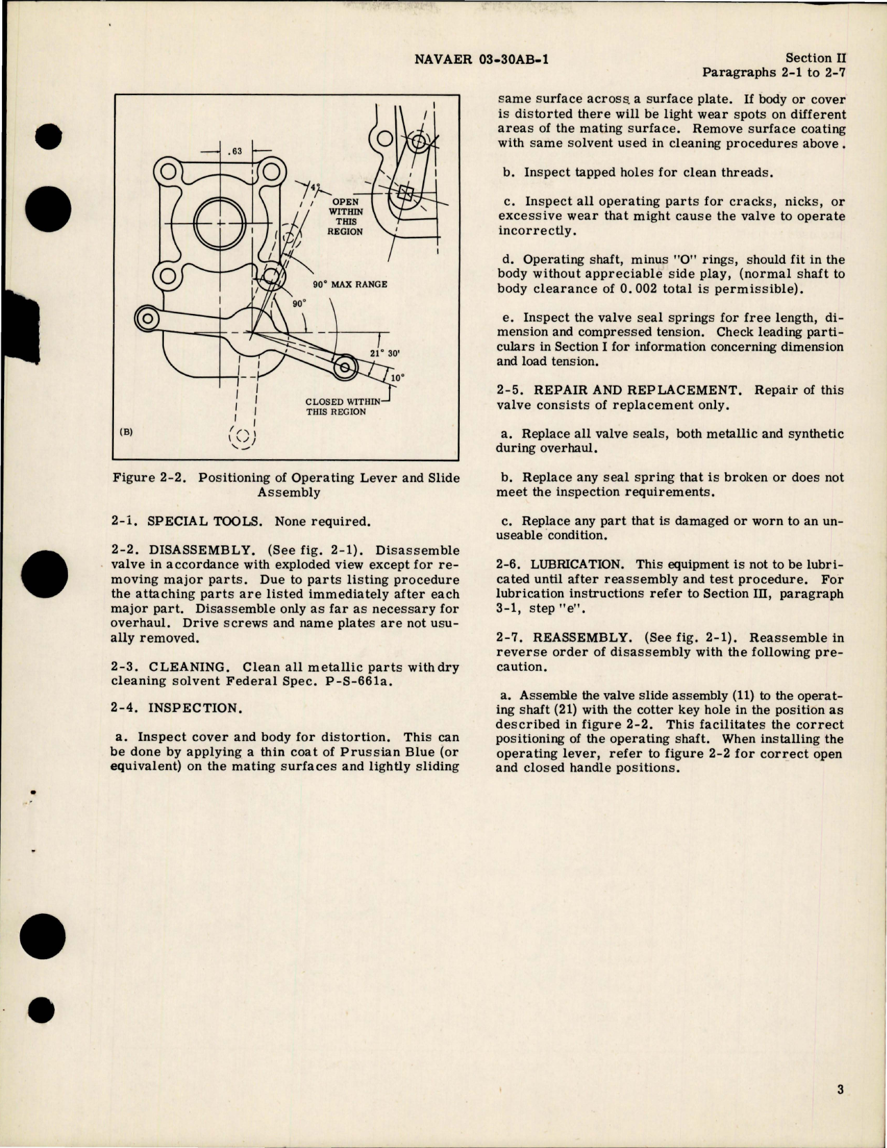 Sample page 5 from AirCorps Library document: Overhaul Instructions for Manual Slide Valve Assemblies