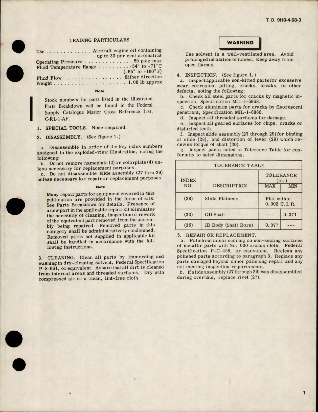 Sample page 5 from AirCorps Library document: Overhaul with Parts Breakdown for Manually Operated Gate Valve - Part W739-2D 