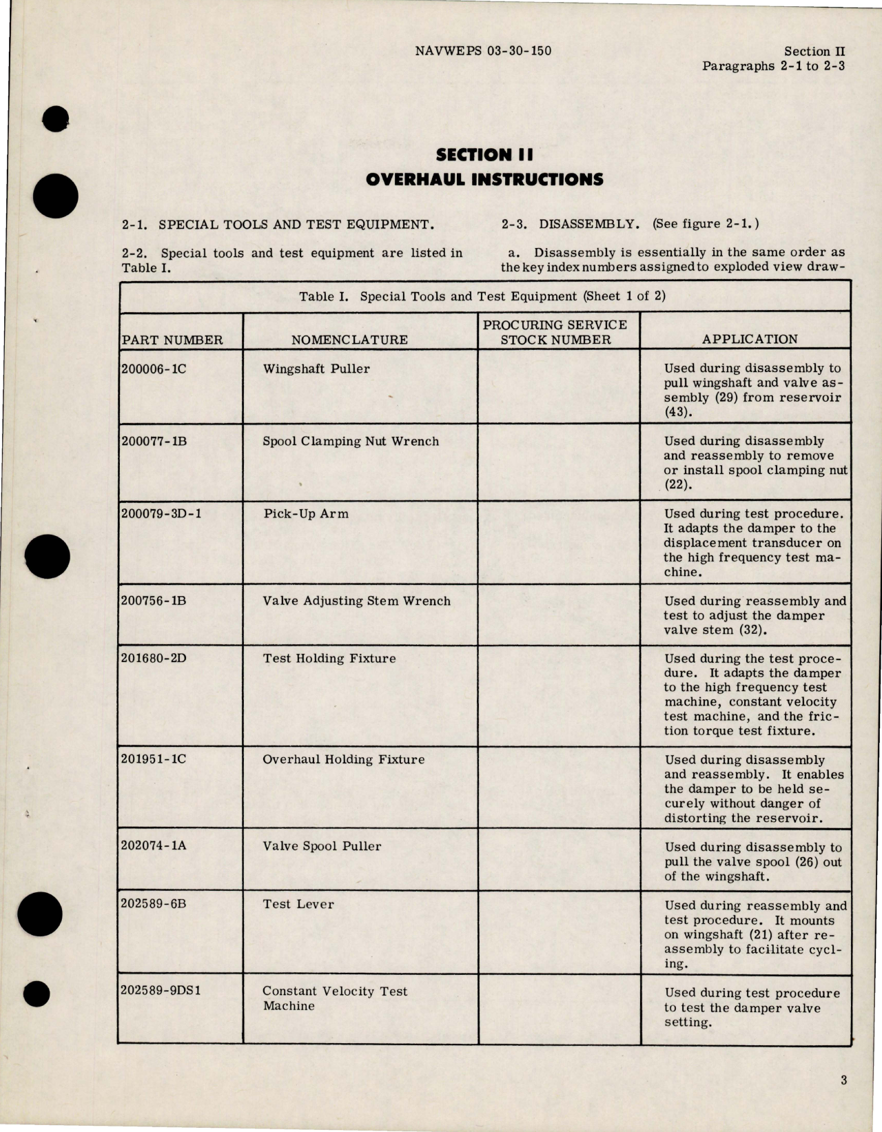 Sample page 7 from AirCorps Library document: Overhaul Instructions with Parts Breakdown for Flutter Dampers 