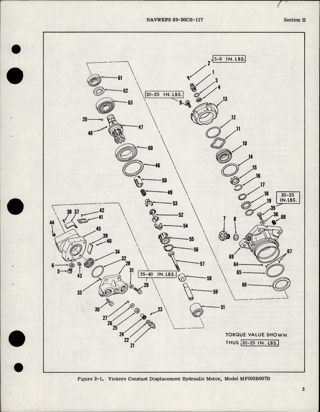 Sample page 7 from AirCorps Library document: Overhaul Instructions for Constant Displacement Hydraulic Motor - Model MF005B007B 