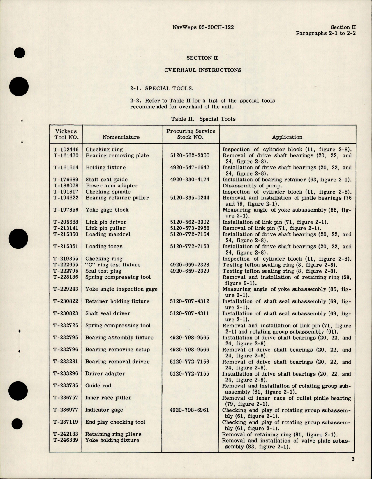 Sample page 7 from AirCorps Library document: Overhaul Instructions for Variable Displacement Hydraulic Pump Assembly - Model AA-65578-L5 