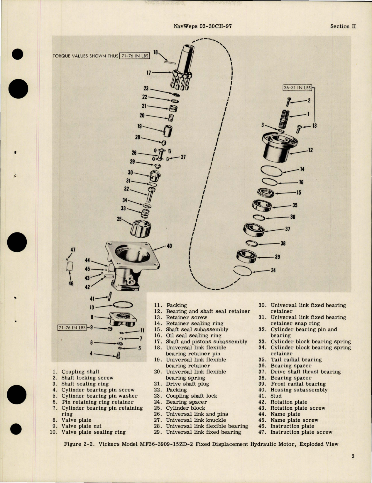 Sample page 7 from AirCorps Library document: Overhaul Instructions for Hydraulic Motor Assemblies