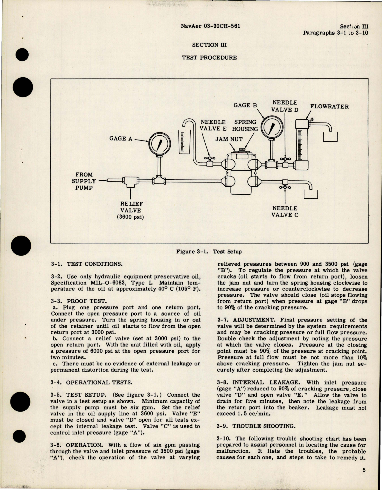 Sample page 7 from AirCorps Library document: Overhaul Instructions for Hydraulic Relief Valves 