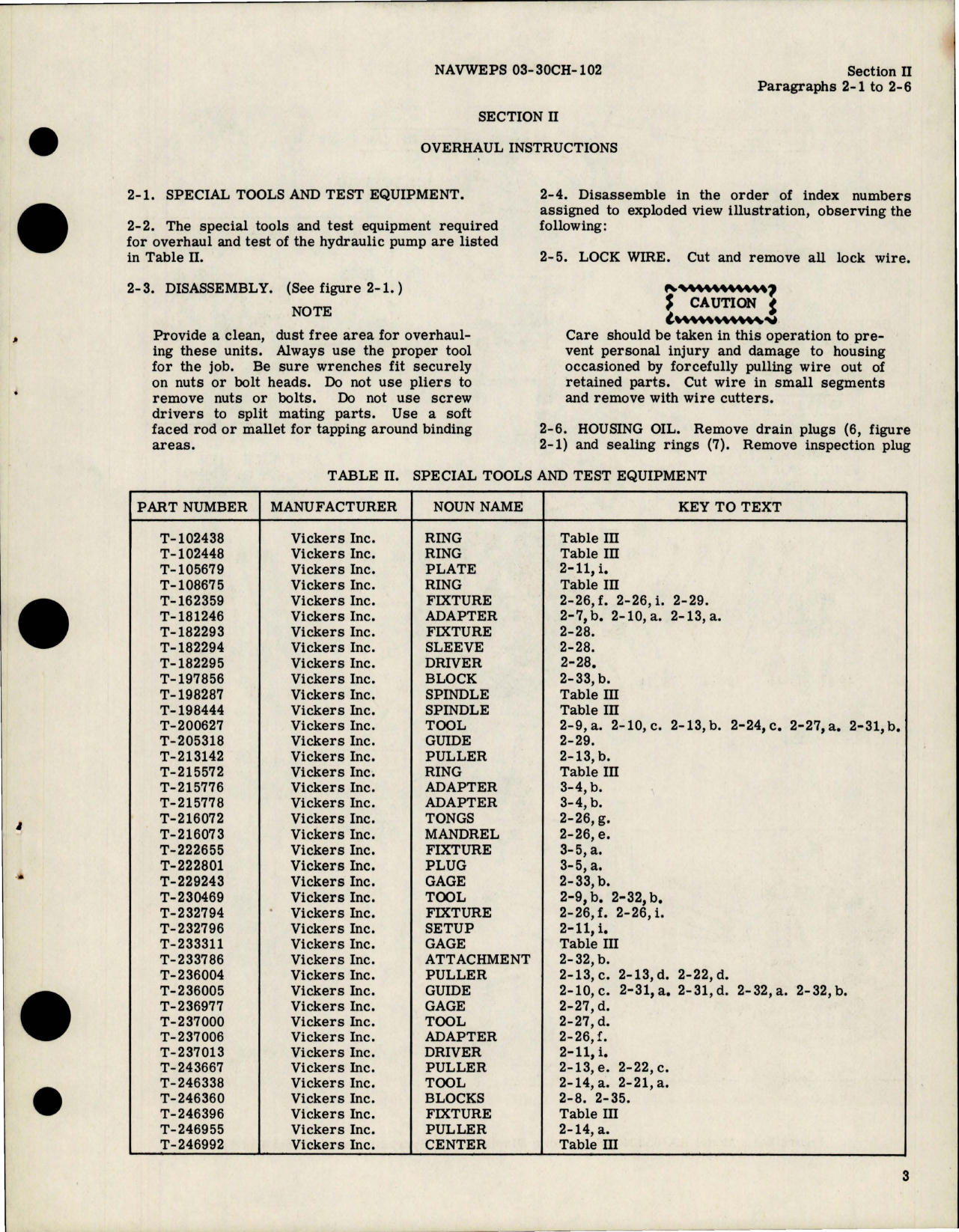 Sample page 7 from AirCorps Library document: Overhaul Instructions for Hydraulic Pump Assembly 