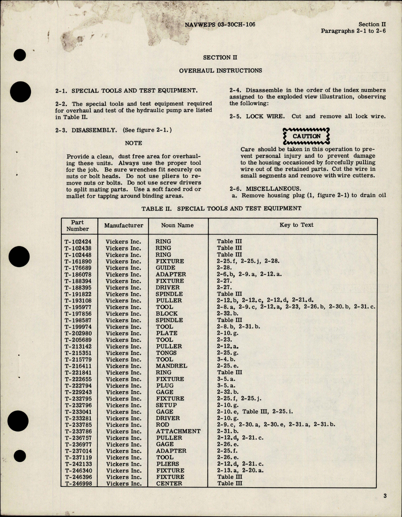 Sample page 7 from AirCorps Library document: Overhaul Instructions for Hydraulic Pump Assembly - Model AA-65674-L6