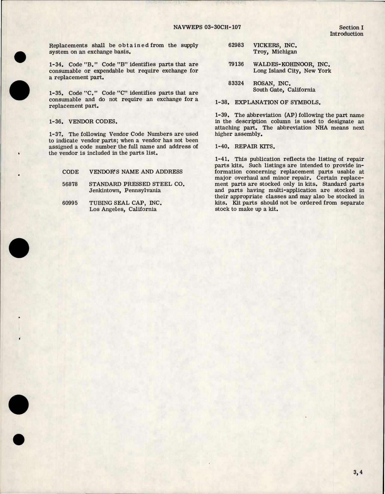 Sample page 5 from AirCorps Library document: Illustrated Parts Breakdown for Hydraulic Pump Assembly - Model AA-65674-L6 