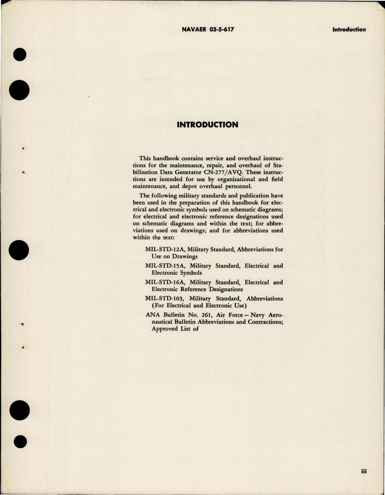 Sample page 5 from AirCorps Library document: Service and Overhaul Instructions for Stabilization Data Generator CN-277-AVQ