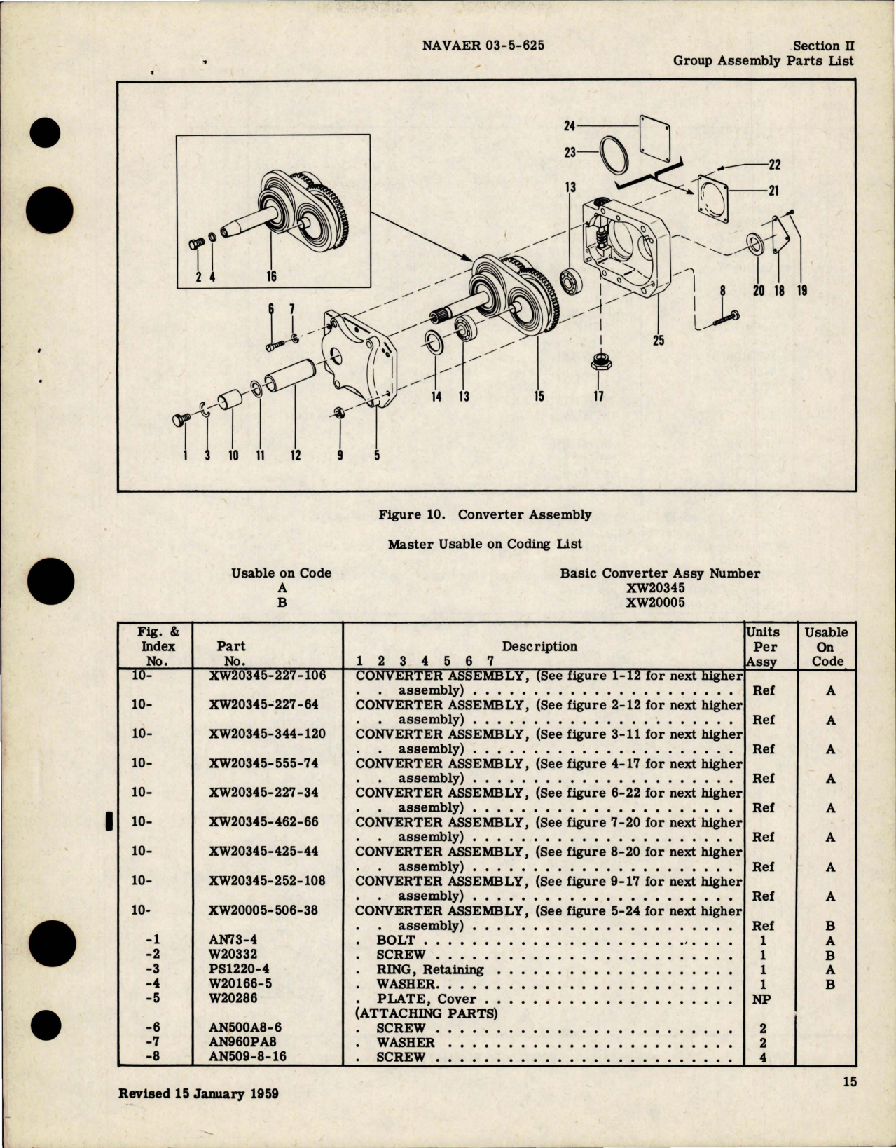Sample page 5 from AirCorps Library document: Illustrated Parts Breakdown for Electric Windshield Wiper Systems XW20101 Series 