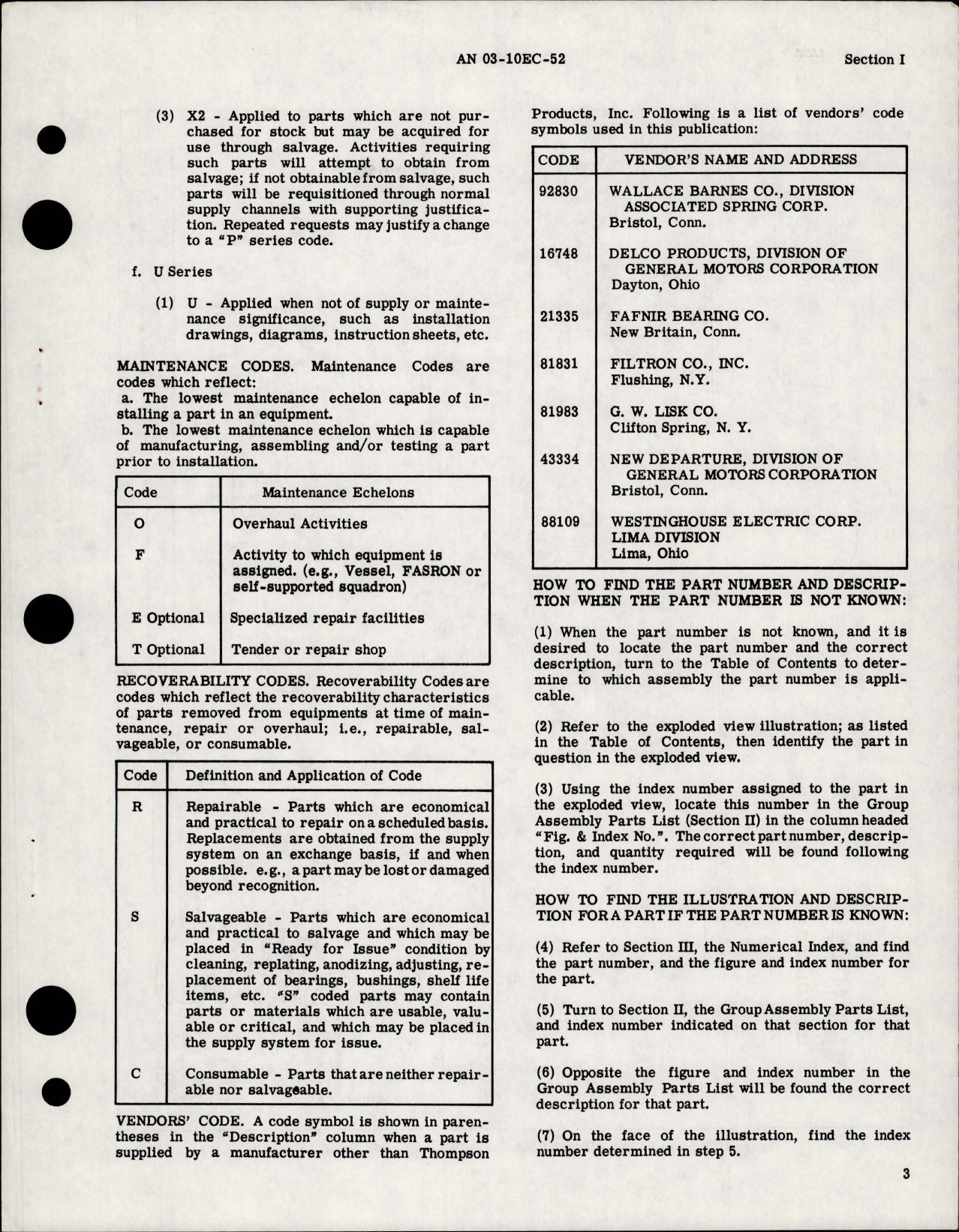 Sample page 5 from AirCorps Library document: Illustrated Parts Breakdown for Submerged Fuel Booster Pumps