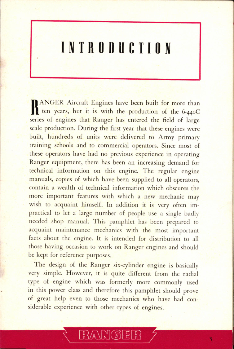 Sample page 5 from AirCorps Library document: Know Your Ranger - for the 6-440C Series Engine