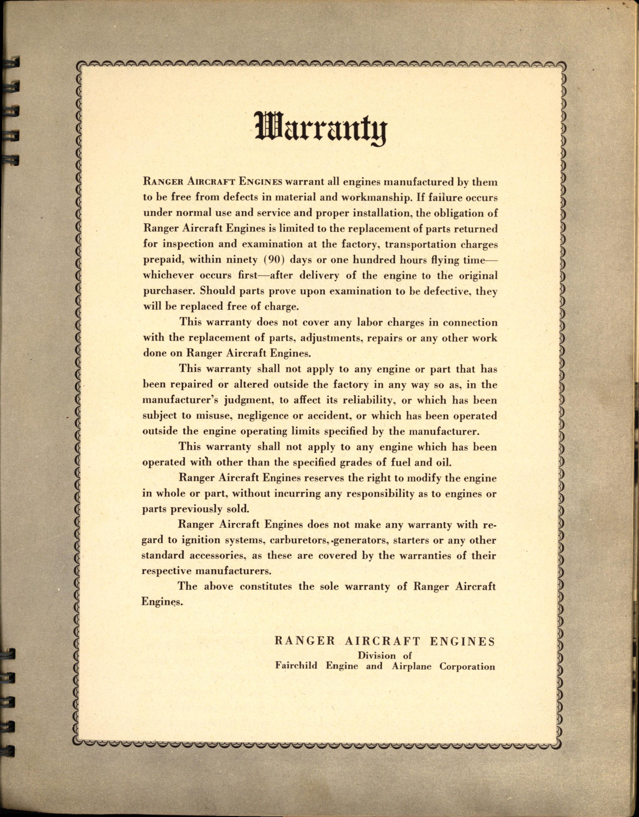 Sample page 5 from AirCorps Library document: Ranger Overhaul Manual for 6-440C
