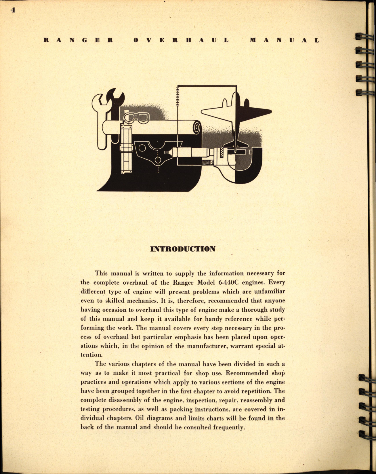 Sample page 6 from AirCorps Library document: Ranger Overhaul Manual for 6-440C